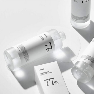 Anua Heartleaf 77% Soothing Toner with Packaging